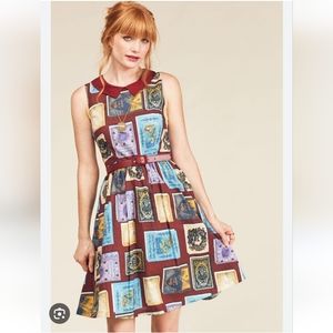 Modcloth whimsy without end bookworm dress